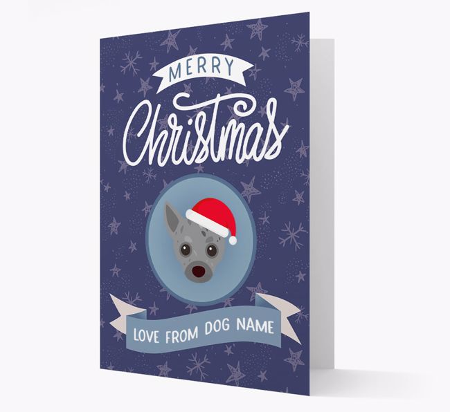 Merry Christmas: Personalised {breedFullName} Christmas Card